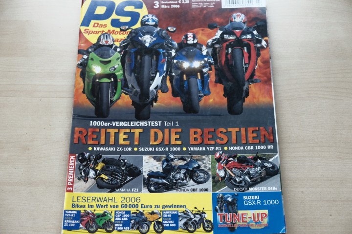 Deckblatt PS Sport Motorrad (03/2006)